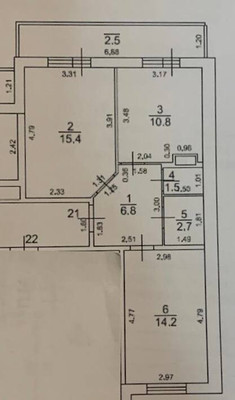 Продам двухкомнатную (2-комн.) квартиру, Петровский б-р, 14к4, Мурино п
