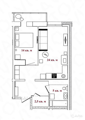 Продам двухкомнатную (2-комн.) квартиру, Байкальская ул, 301, Иркутск г