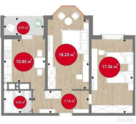 Продам двухкомнатную (2-комн.) квартиру, Супсехское ш, 39к15, Анапа г