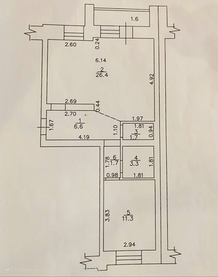 Продам двухкомнатную (2-комн.) квартиру, Олега Кошевого ул, 12, Киров г