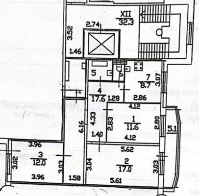 Продам трехкомнатную (3-комн.) квартиру, Садовая ул, 2Ак3, Металлострой п