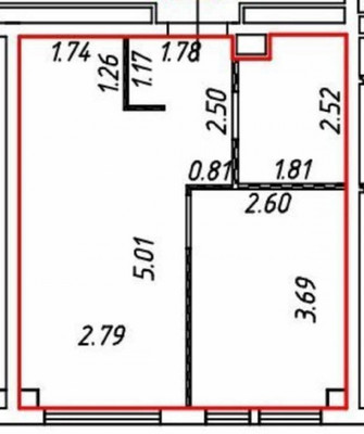 Продам однокомнатную (1-комн.) квартиру, Малая Очаковская ул, 4ак1, Москва г