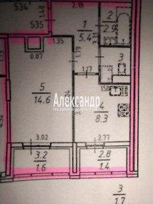 Продам однокомнатную (1-комн.) квартиру, Крыленко ул, 1к1с2, Санкт-Петербург г