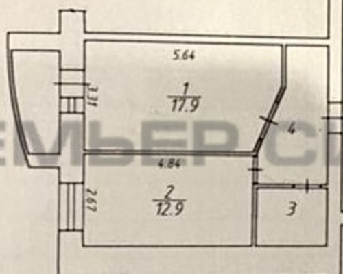Продам однокомнатную (1-комн.) квартиру, Сиреневый б-р, 2, Калуга г
