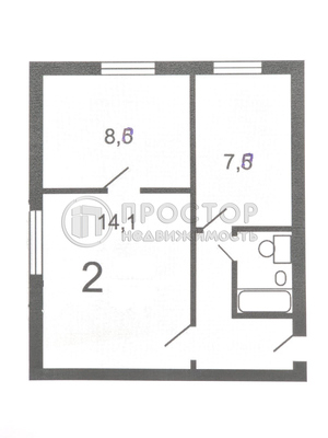 Продам двухкомнатную (2-комн.) квартиру, Черкизовская Б. ул, 22к5, Москва г