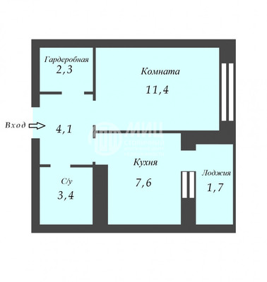 Продам однокомнатную (1-комн.) квартиру, Хлебозаводской проезд, 1а, Люберцы г