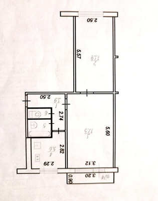 Продам двухкомнатную (2-комн.) квартиру, Новоселов ул, 7к1, Рязань г