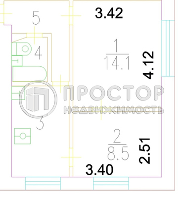 Продам двухкомнатную (2-комн.) квартиру, Открытое ш, 21к3, Москва г