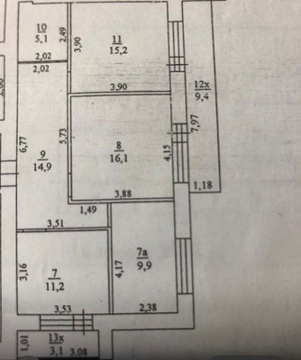 Продам трехкомнатную (3-комн.) квартиру, Красноармейская ул, 13, Ростов-на-Дону г