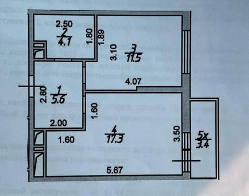 Продам двухкомнатную (2-комн.) квартиру, Жмайлова ул, 19а, Ростов-на-Дону г