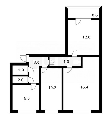 Продам комнату в 3-комн. квартире, Загорьевский проезд, 9, Москва г