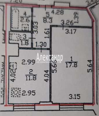 Продам однокомнатную (1-комн.) квартиру, Комендантский пр-кт, 53к1, Санкт-Петербург г