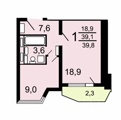 Продам однокомнатную (1-комн.) квартиру, Красногорский б-р, 6, Красногорск г