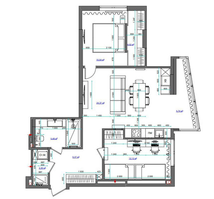 Продам трехкомнатную (3-комн.) квартиру, Нижегородская ул, 31/3, Ростов-на-Дону г