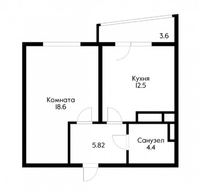 Продам однокомнатную (1-комн.) квартиру, Казбекская ул, 5, Краснодар г