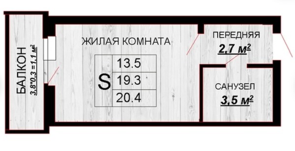 Продам однокомнатную (1-комн.) квартиру, Тепличная ул, 62/1к4, Краснодар г
