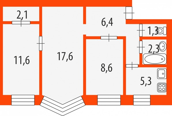 Продам трехкомнатную (3-комн.) квартиру, Варвары Петровой ул, 8А, Понтонный п