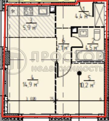 Продам однокомнатную (1-комн.) квартиру (долевое), Ильменский проезд, 2, Москва г