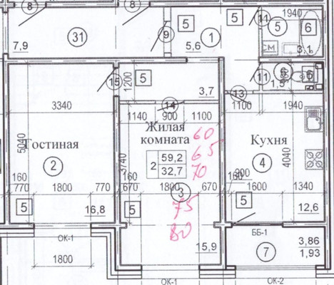 Продам двухкомнатную (2-комн.) квартиру, Севастьянова ул, 5, Долинск г