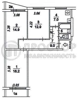 Продам комнату в 3-комн. квартире, 3-я Карачаровская ул, 4к1, Москва г