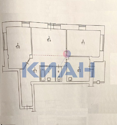 Продам трехкомнатную (3-комн.) квартиру, Мате Залки ул, 7, Красноярск г