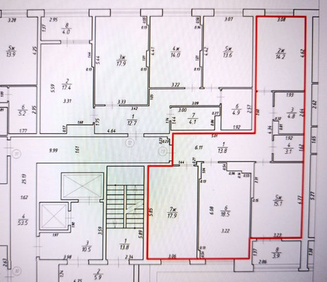Продам трехкомнатную (3-комн.) квартиру, Маршала Борзова ул, 109, Калининград г