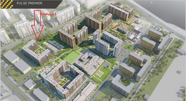 Продам однокомнатную (1-комн.) квартиру (долевое), Октябрьская наб, Санкт-Петербург г