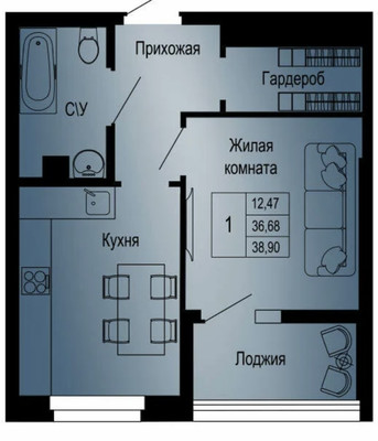 Продам двухкомнатную (2-комн.) квартиру, Привокзальная ул, 3/1, Ростов-на-Дону г