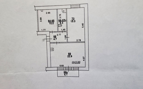 Продам трехкомнатную (3-комн.) квартиру, Большая Садовая ул, 130, Ростов-на-Дону г