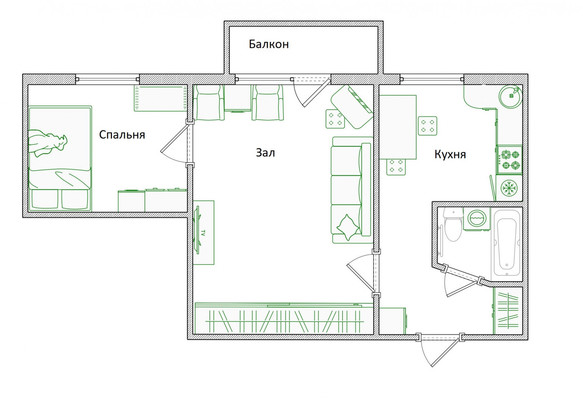 Продам двухкомнатную (2-комн.) квартиру, Минская ул, 5а, Пенза г