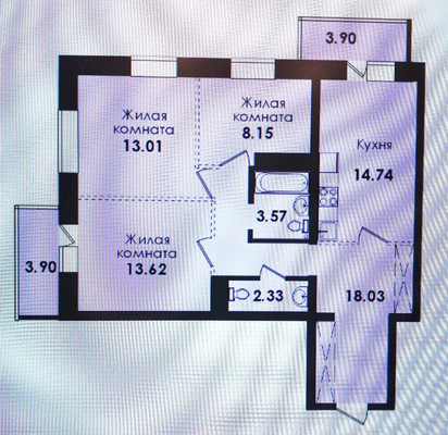 Продам трехкомнатную (3-комн.) квартиру, Якоби ул, 8, Иркутск г