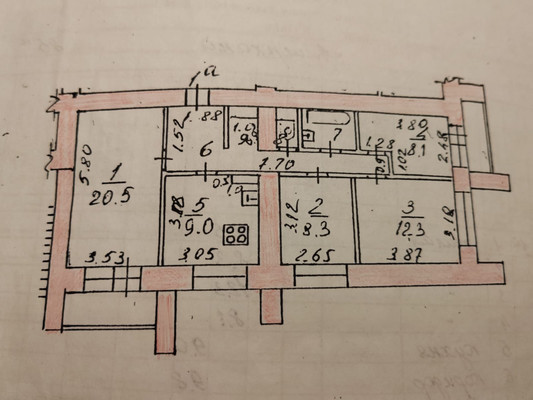 Продам трехкомнатную (3-комн.) квартиру, Фатыха Амирхана ул, 85а, Казань г