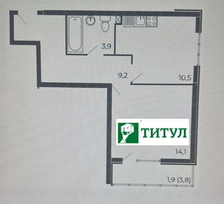 Продам однокомнатную (1-комн.) квартиру, Назарько ул, 5/3, Ростов-на-Дону г