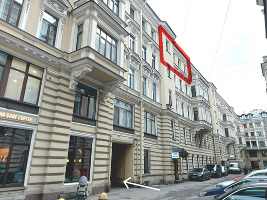 Продам трехкомнатную (3-комн.) квартиру, Пестеля ул, 13-15, Санкт-Петербург г
