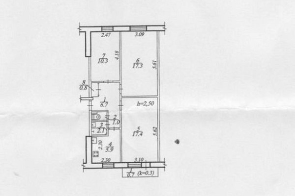 Продам трехкомнатную (3-комн.) квартиру, Захаренко ул, 2, Челябинск г