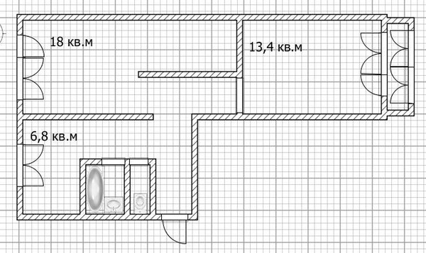 Продам двухкомнатную (2-комн.) квартиру, Микрорайон ул, 2, Бытошь рп