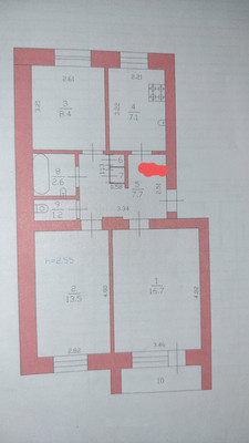 Продам трехкомнатную (3-комн.) квартиру, Дружбы ул, 95, Йошкар-Ола г