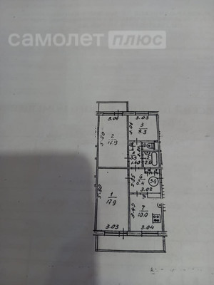 Продам трехкомнатную (3-комн.) квартиру, Гагарина ул, 8А, Семеновка с