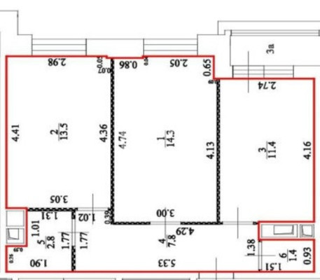 Продам двухкомнатную (2-комн.) квартиру, Аминьевское ш, 4дк3литВ, Москва г