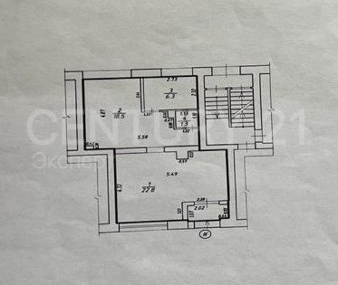 Продам коммерческое помещение 48,9 м2, А.Невского ул, 181 , Калининград г