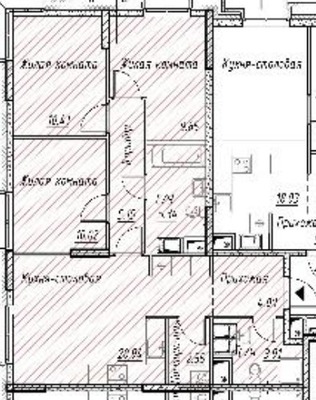 Продам многокомнатную , 2к4, Дудкино д