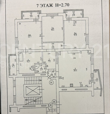Продам трехкомнатную (3-комн.) квартиру, Курганская ул, 3 , Калининград г