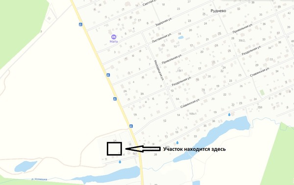 Продам участок 9,4 соток, Круги п, 0 км от города