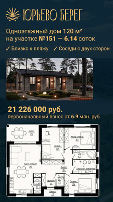 Продам дом, Юрьево д, 0 км от города