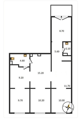 Сдам торговое помещение 86,3 м2, Пахомовская ул, , 25с1, Санкт-Петербург г