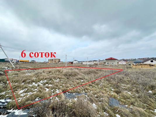 Продам участок 6 соток, ИЖС, Фетисляма Абилова ул, Мирное с, 0 км от города