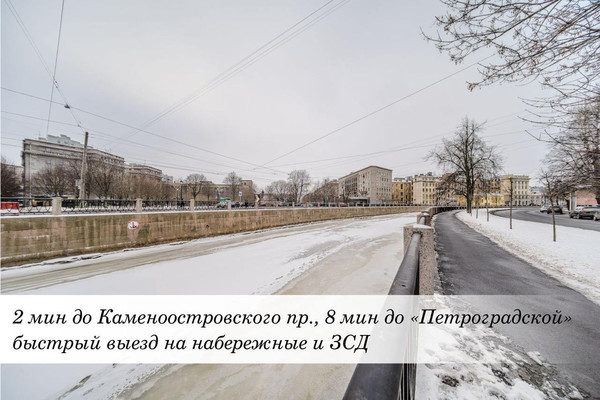 Продам коммерческое помещение 445,8 м2, Реки Карповки наб, 23, Санкт-Петербург г