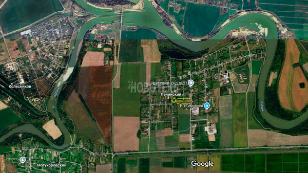 Продам участок 31,89 соток, ИЖС, Комсомольская ул, 22, Ленинский х, 0 км от города