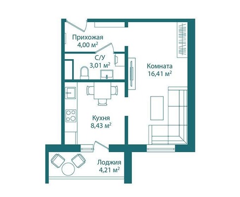 Продам однокомнатную (1-комн.) квартиру, Кирова ул, 86, Миасс г