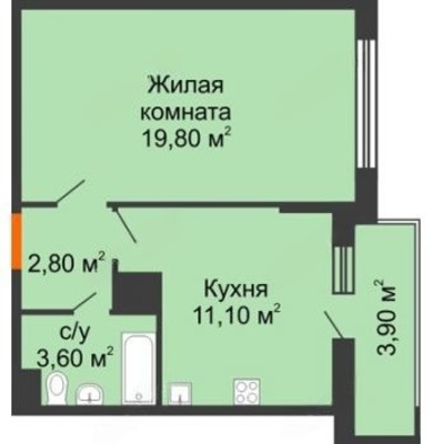 Сдам однокомнатную (1-комн.) квартиру, 2-я Российская ул, 162, Краснодар г